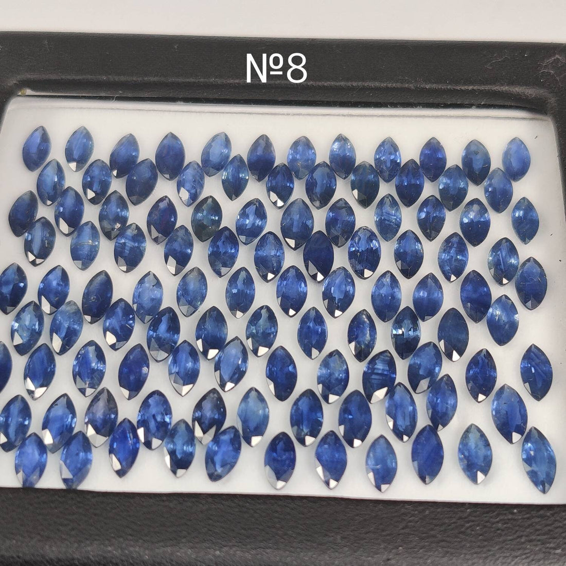 7x3.5 MM Natural Blue Sapphire Marquise Cut | 9 Different Grades | Varieties Of Color & Clarity | Deep / Medium / Pastel Blue | Calibrated