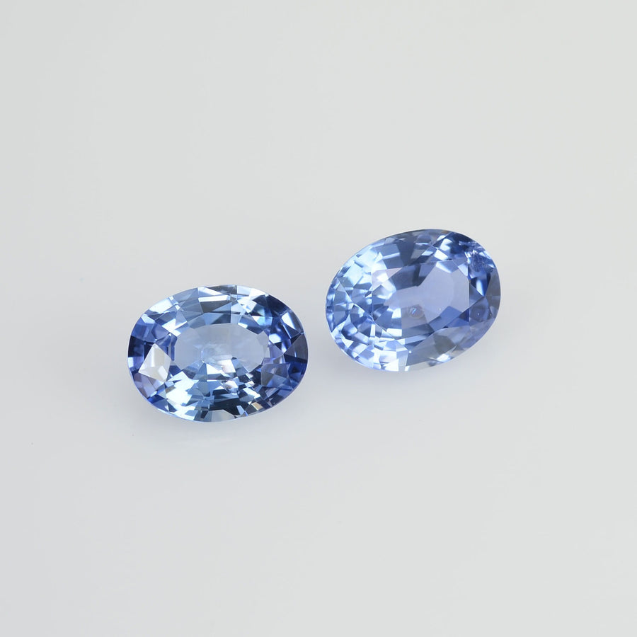 1.55 cts Natural Blue Sapphire Loose Pair Gemstone Oval Cut