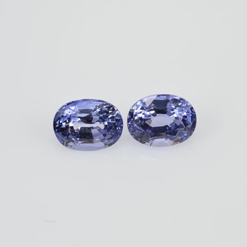 1.82 cts Natural Blue Sapphire Loose Pair Gemstone Oval Cut
