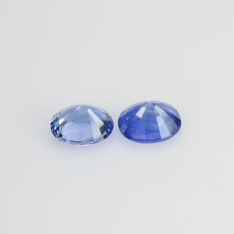 1.70 cts Natural Blue Sapphire Loose Pair Gemstone Oval Cut