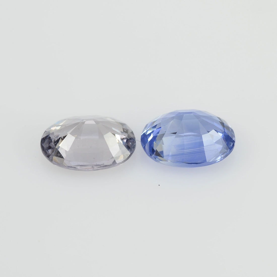 2.72 cts Natural Fancy Sapphire Loose Pair Gemstone Oval Cut