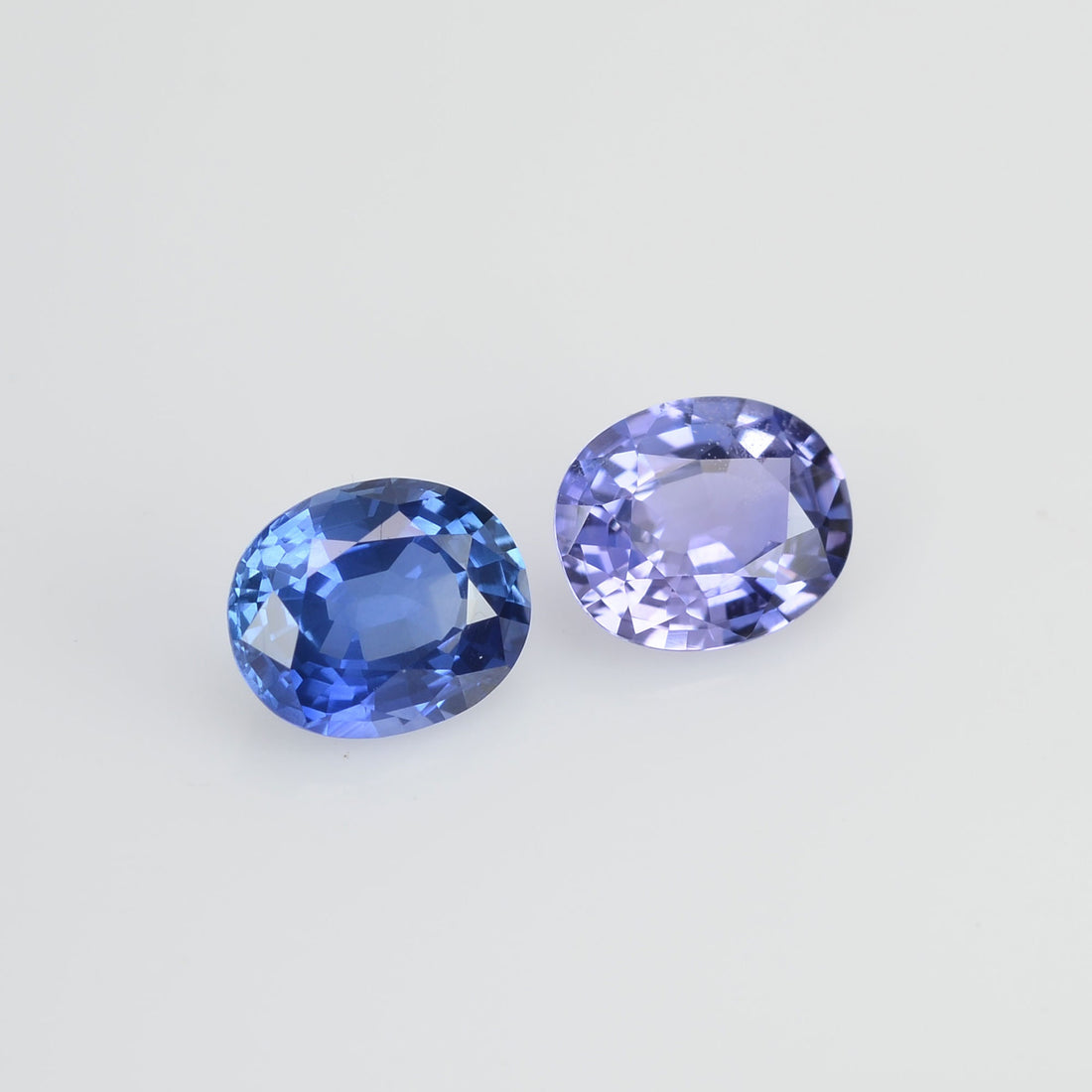 1.62 cts Natural Fancy Sapphire Loose Pair Gemstone Oval Cut