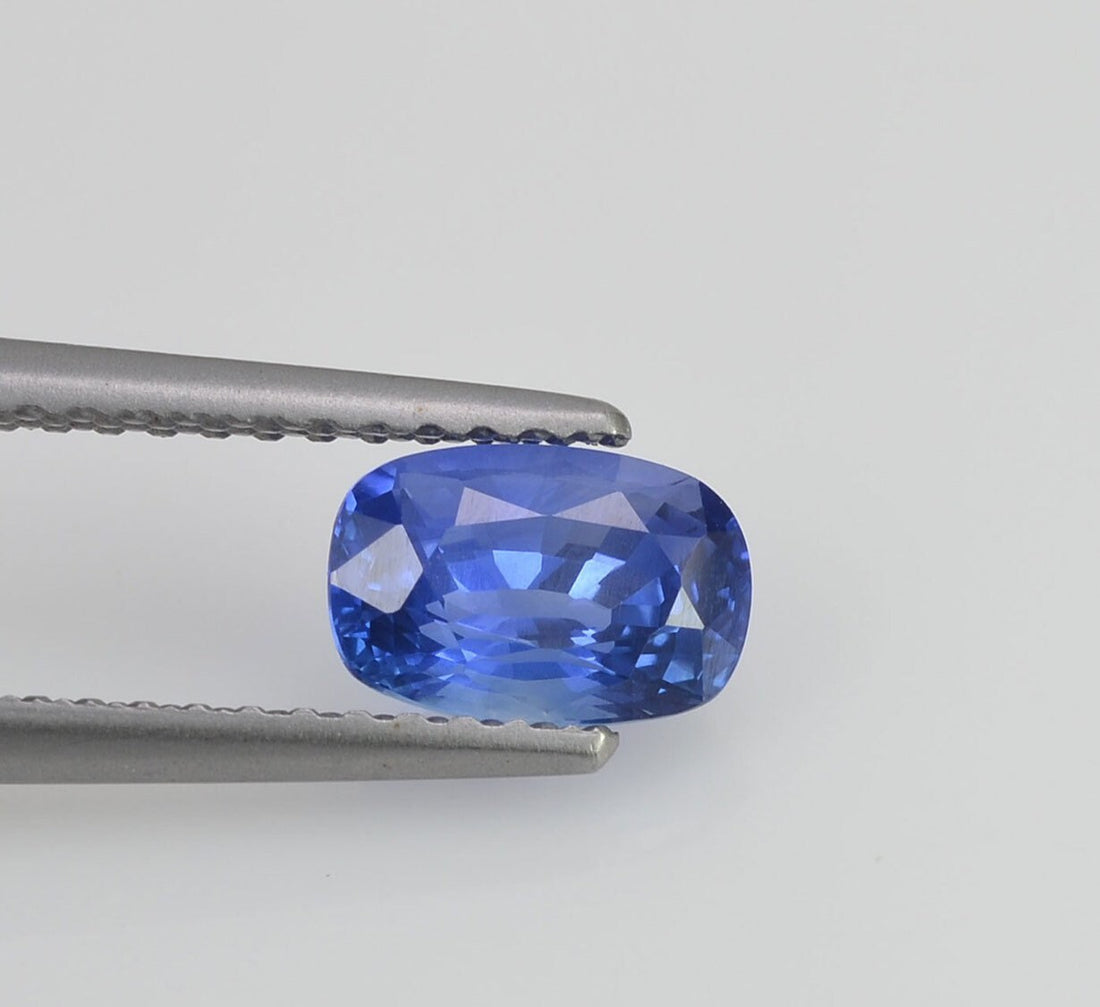 1.11 cts Natural Blue Sapphire Loose Gemstone Cushion Cut