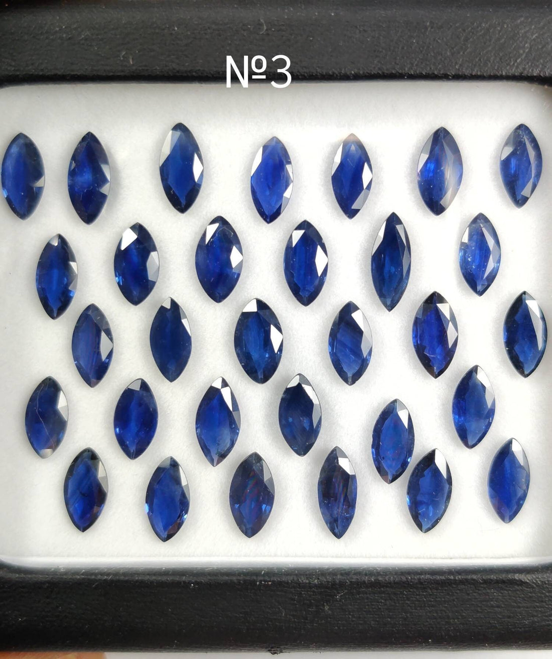 10x5 MM Natural Blue Sapphire Marquise Cut | 9 Different Grades | Varieties Of Color & Clarity | Deep / Medium / Pastel Blue | Calibrated