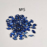 5x3 MM Natural Blue Sapphire Marquise Cut | 9 Different Grades | Varieties Of Color & Clarity | Deep / Medium / Pastel Blue | Calibrated