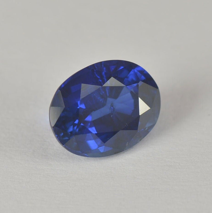 1.63 cts Natural Blue Sapphire Loose Gemstone Oval Cut Certified