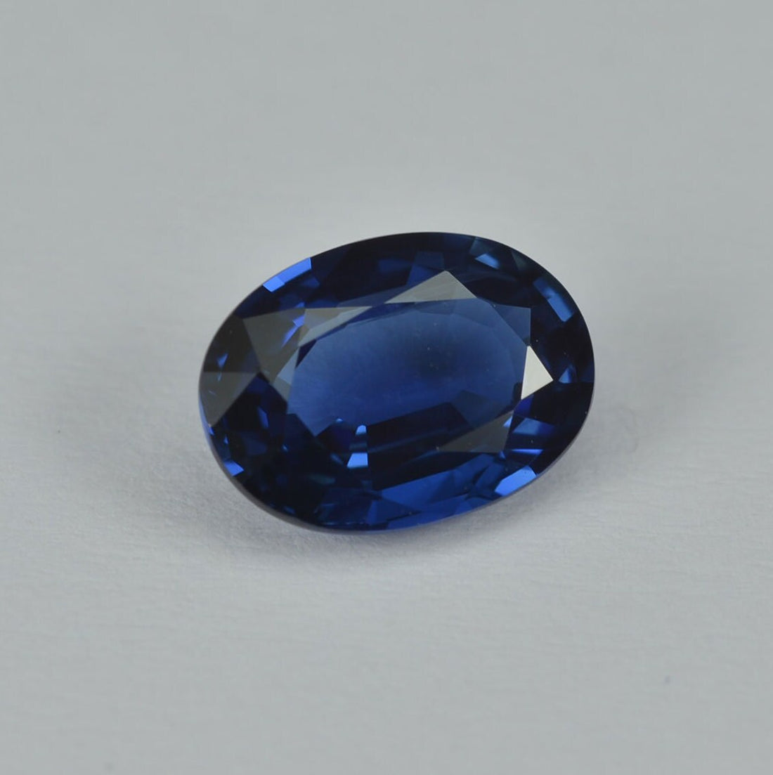 1.62 cts Natural Blue Sapphire Loose Gemstone Oval Cut Certified