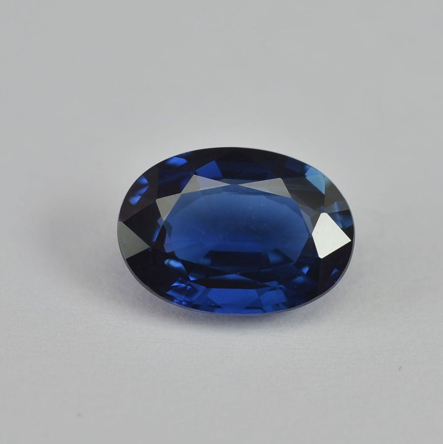 1.62 cts Natural Blue Sapphire Loose Gemstone Oval Cut Certified
