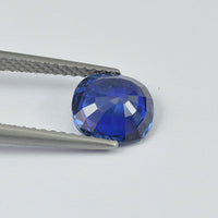1.79 cts Natural Blue Sapphire Loose Gemstone Oval Cut Certified