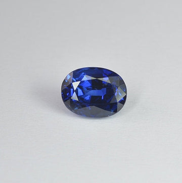 1.78 cts Natural Blue Sapphire Loose Gemstone Oval Cut Certified