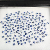1.5 - 2.2 MM Natural Princess Cut Blue Sapphire