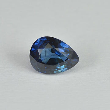 0.85 cts Natural Blue Sapphire Loose Gemstone Pear Cut
