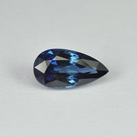 1.21 cts Natural Blue Sapphire Loose Gemstone Pear Cut