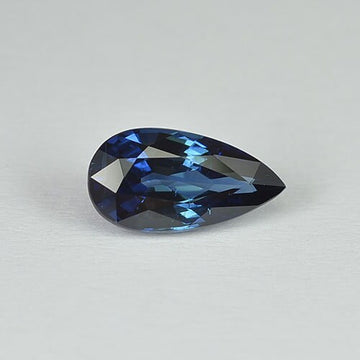 1.21 cts Natural Blue Sapphire Loose Gemstone Pear Cut