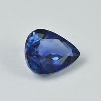 1.53 cts Natural Blue Sapphire Loose Gemstone Pear Cut