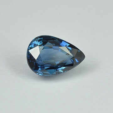 1.26 cts Natural Blue Sapphire Loose Gemstone Pear Cut