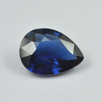 1.16 cts Natural Blue Sapphire Loose Gemstone Pear Cut