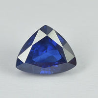 1.41 cts Natural Blue Sapphire Loose Gemstone Trillion Cut