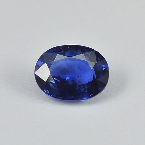 1.74 cts Natural Blue Sapphire Loose Gemstone Oval Cut Certified
