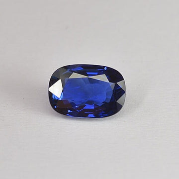 1.46 cts Natural Blue Sapphire Loose Gemstone Cushion Certified Cut