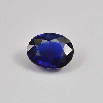 2.07 cts Natural Blue Sapphire Loose Gemstone Oval Cut Certified