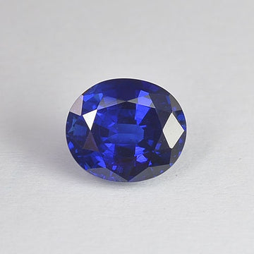 2.57 cts Natural Unheated Blue Sapphire Loose Gemstone Oval Cut GRS Certified