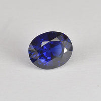 2.10 cts Natural Blue Sapphire Loose Gemstone Oval Cut Certified