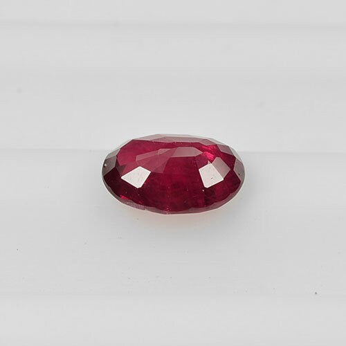 0.87 cts Natural Thai Ruby Loose Gemstone Oval Cut