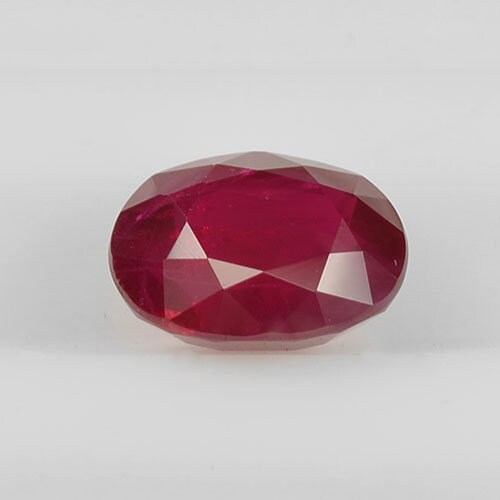 1.76 cts Natural Burma Ruby Loose Gemstone Oval Cut