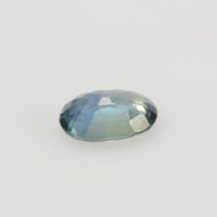 0.56 cts Natural Green Teal Sapphire Loose Gemstone Oval Cut