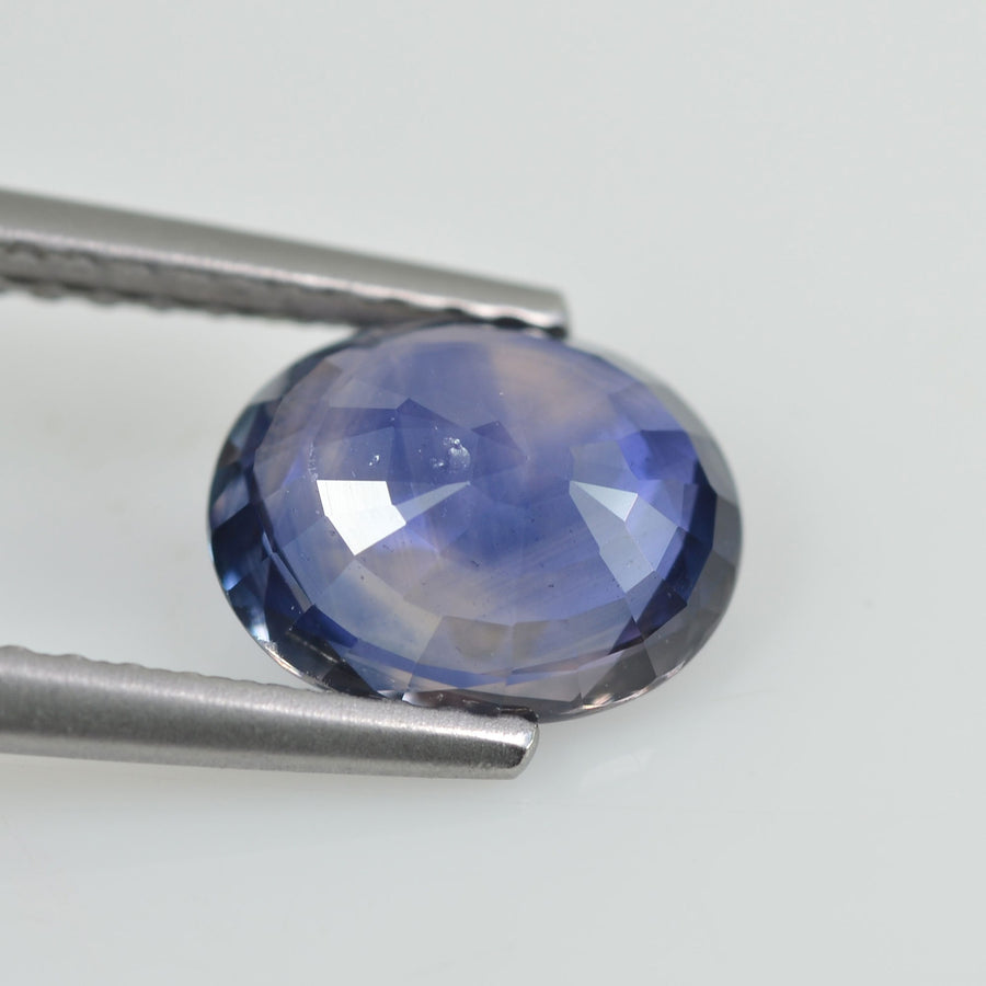 1.58 cts Natural Fancy Bi-Color Sapphire Loose Gemstone oval Cut