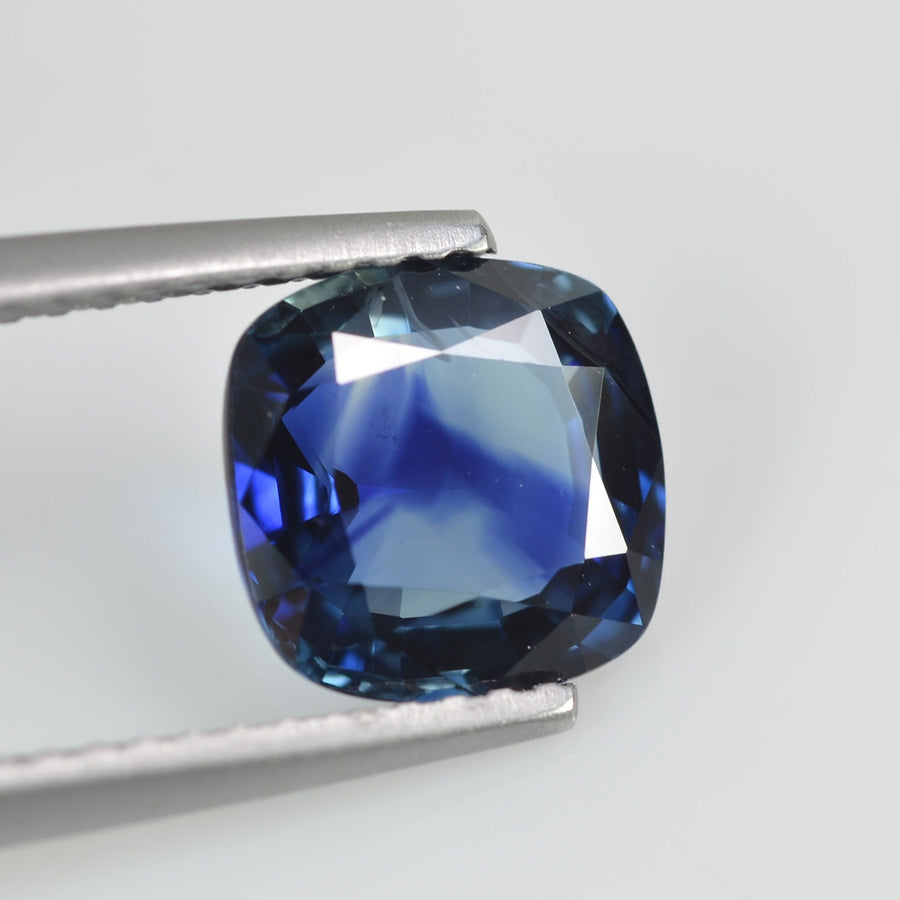 2.18 cts Natural Fancy Bi-Color Sapphire Loose Gemstone Cushion Cut