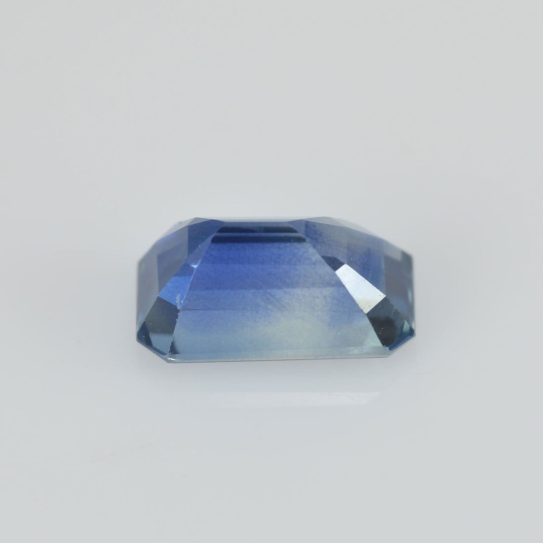 1.25 cts Natural Fancy Bi-Color Sapphire Loose Gemstone Emerald Cut