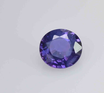 0.67 cts Natural Purple Sapphire Loose Gemstone Oval Cut