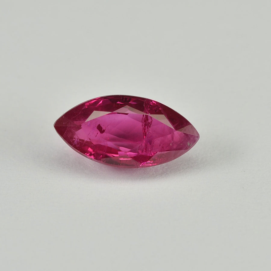 1.46 cts Natural Burma Ruby Loose Gemstone Marquise Cut