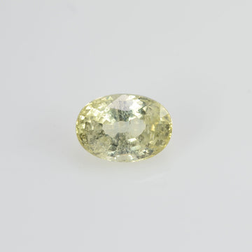 1.24 cts Natural Yellow Sapphire Loose Gemstone Oval Cut