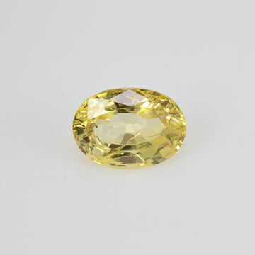 1.72 cts Natural Yellow Sapphire Loose Gemstone Oval Cut