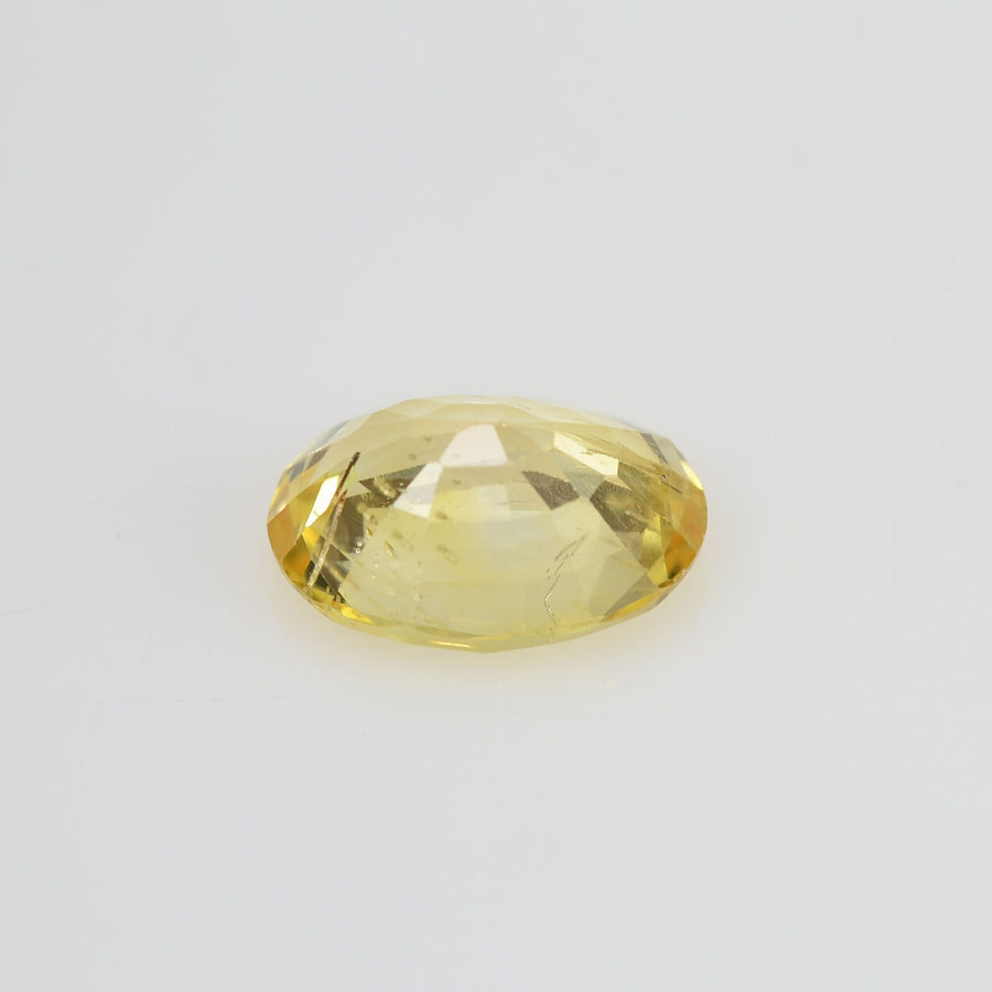 1.72 cts Natural Yellow Sapphire Loose Gemstone Oval Cut