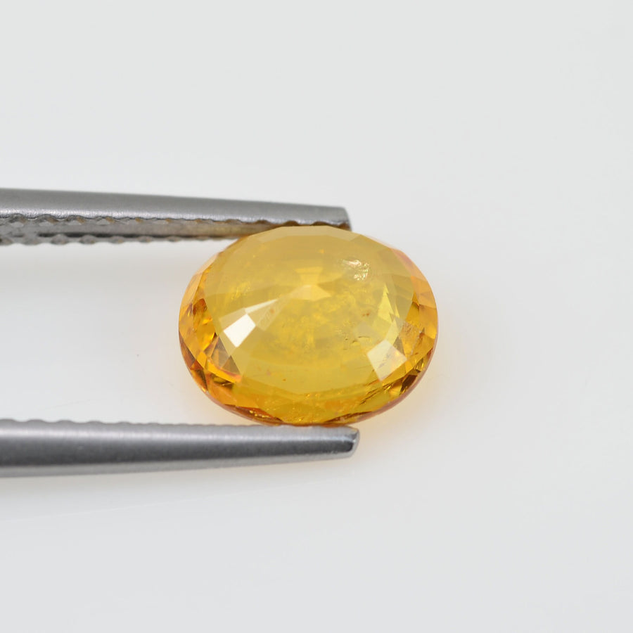 1.53 cts Natural Yellow Sapphire Loose Gemstone Oval Cut