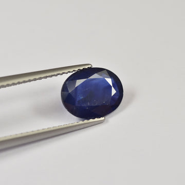 2.57 cts Natural Blue Sapphire Loose Gemstone Oval Cut