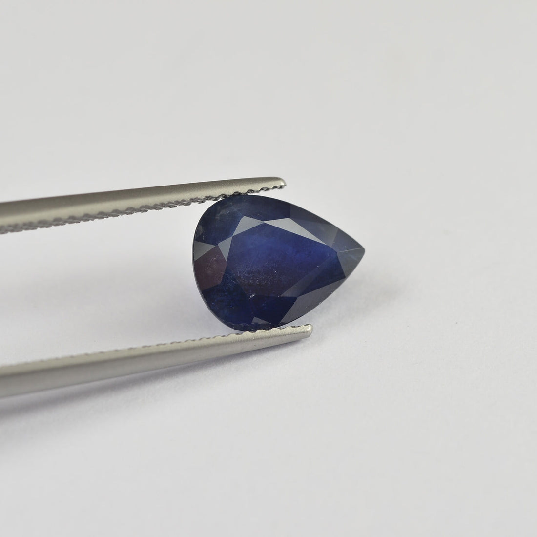 3.13 cts Natural Blue Sapphire Loose Gemstone Pear Cut