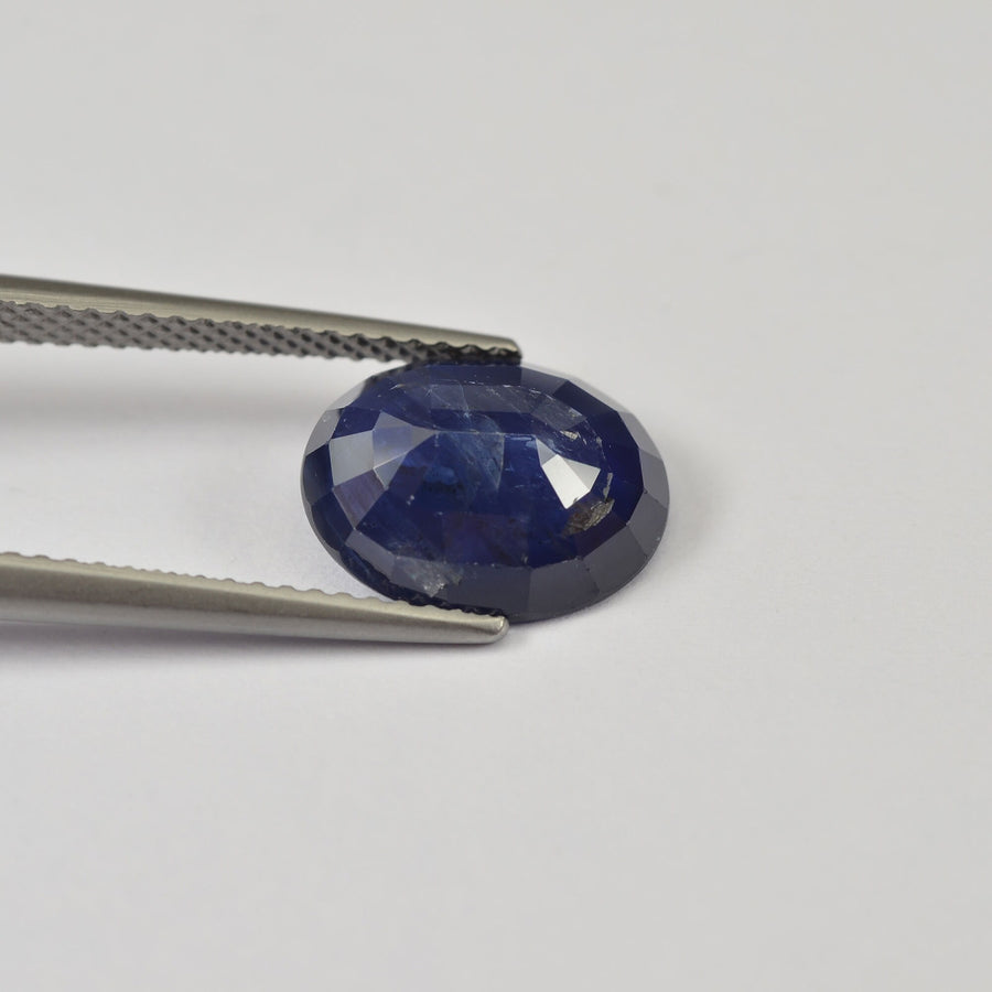 3.72 cts Natural Blue Sapphire Loose Gemstone Oval Cut