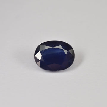 3.71 cts Natural Blue Sapphire Loose Gemstone Oval Cut