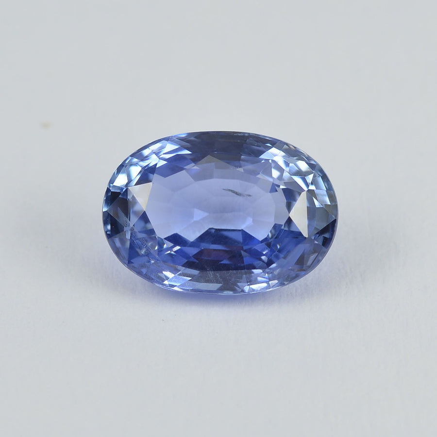 1.74 cts Unheated Natural Blue Sapphire Loose Gemstone Oval Cut Certified