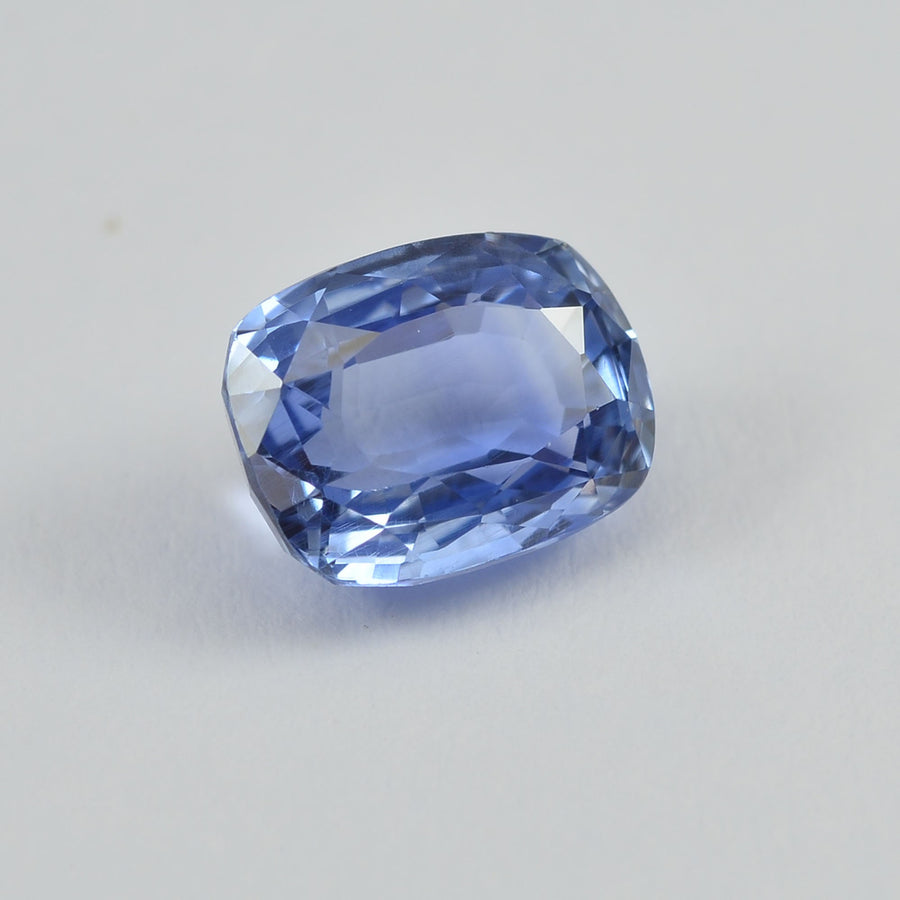 1.74 cts Unheated Natural Blue Sapphire Loose Gemstone Cushion Cut Certified