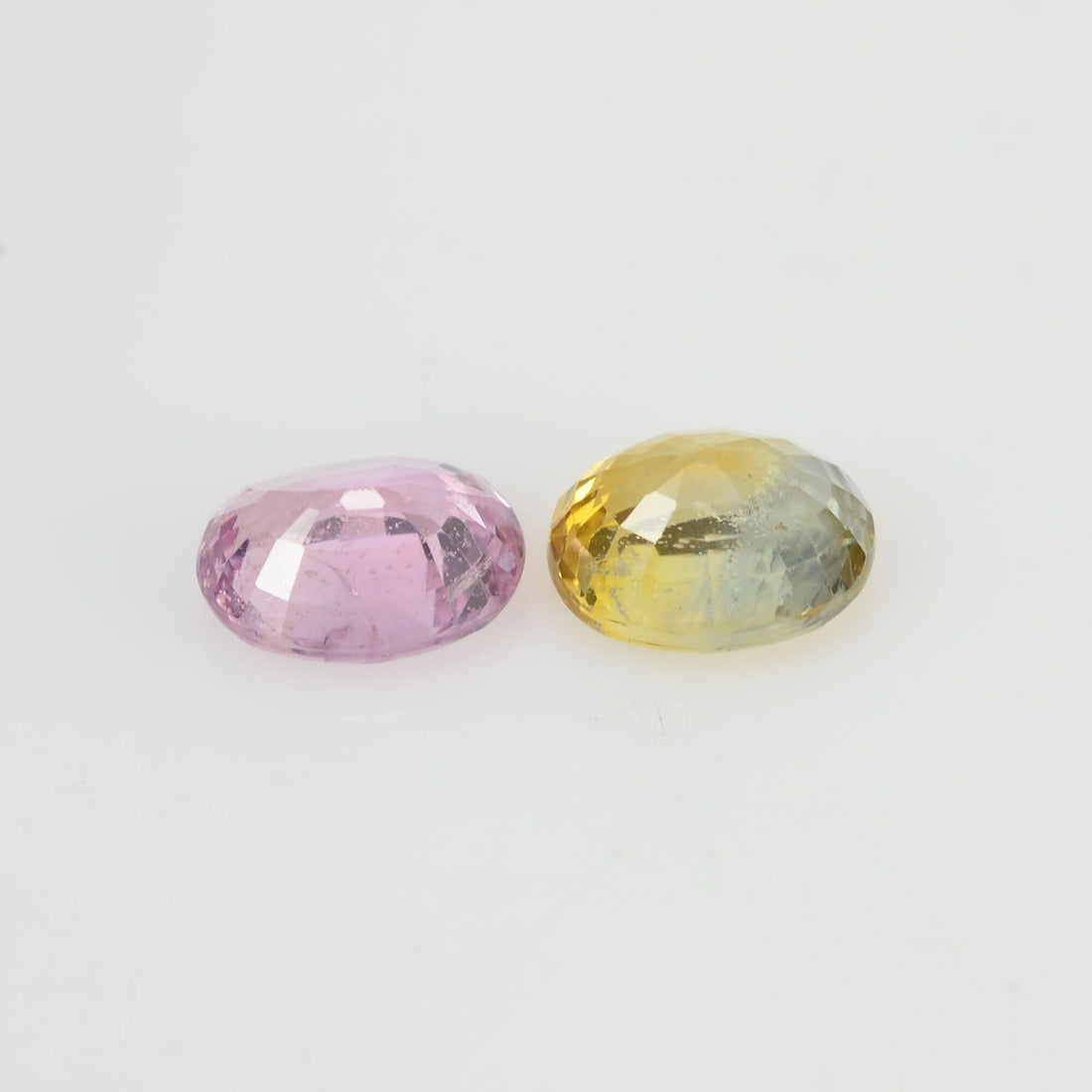 1.64 cts Natural Fancy Sapphire Loose Pair Gemstone Oval Cut