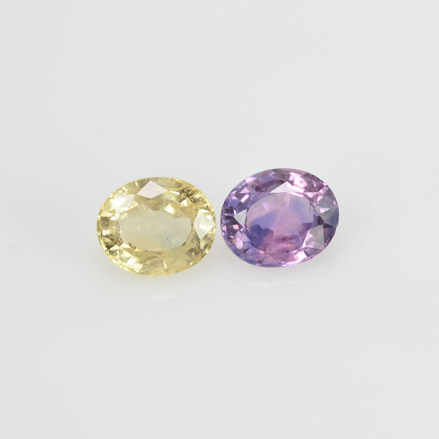 1.72 cts Natural Fancy Sapphire Loose Pair Gemstone Oval Cut