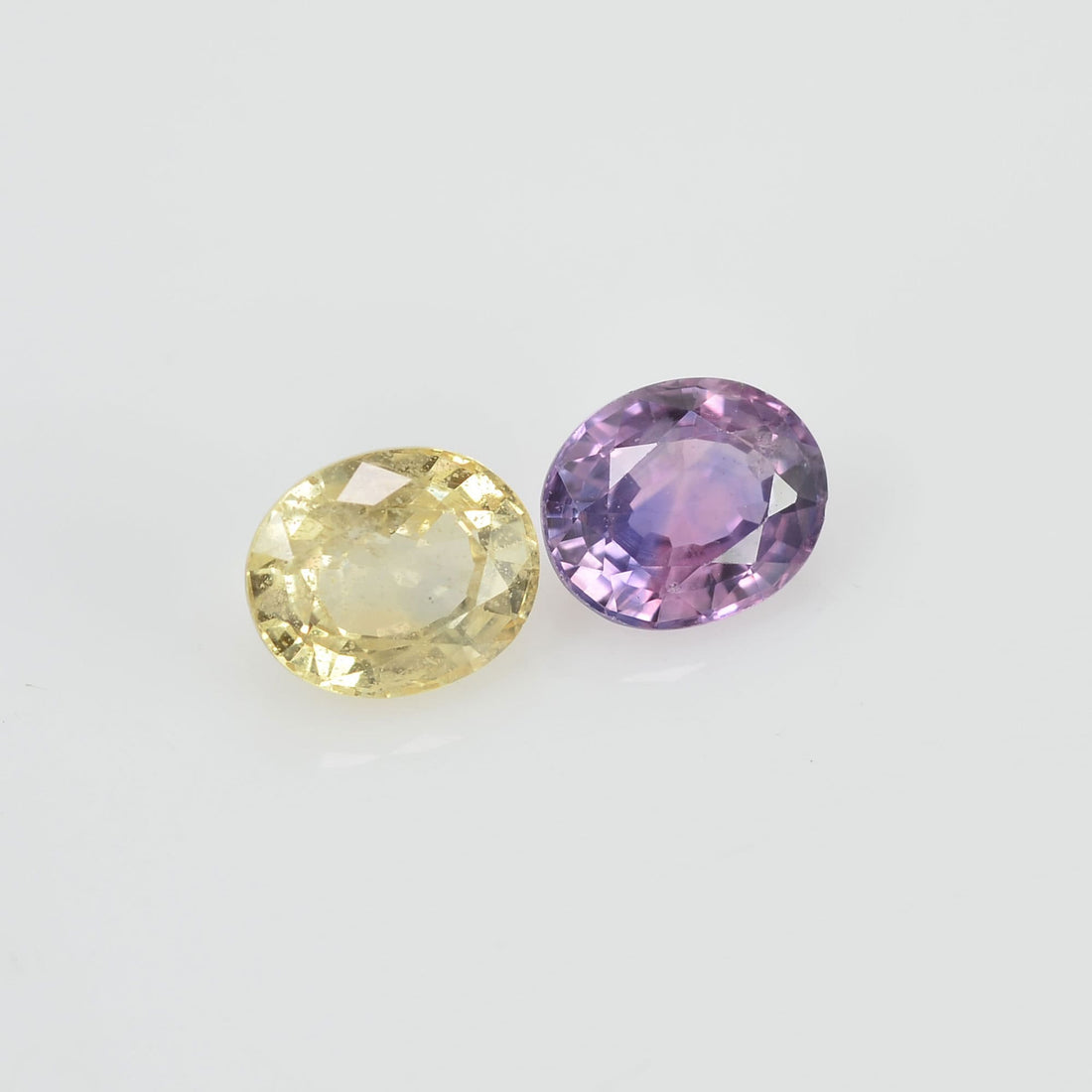 1.72 cts Natural Fancy Sapphire Loose Pair Gemstone Oval Cut