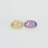 1.72 cts Natural Fancy Sapphire Loose Pair Gemstone Oval Cut