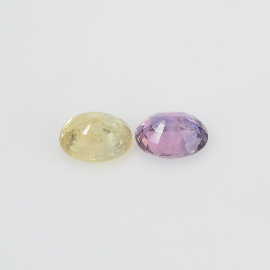 1.72 cts Natural Fancy Sapphire Loose Pair Gemstone Oval Cut